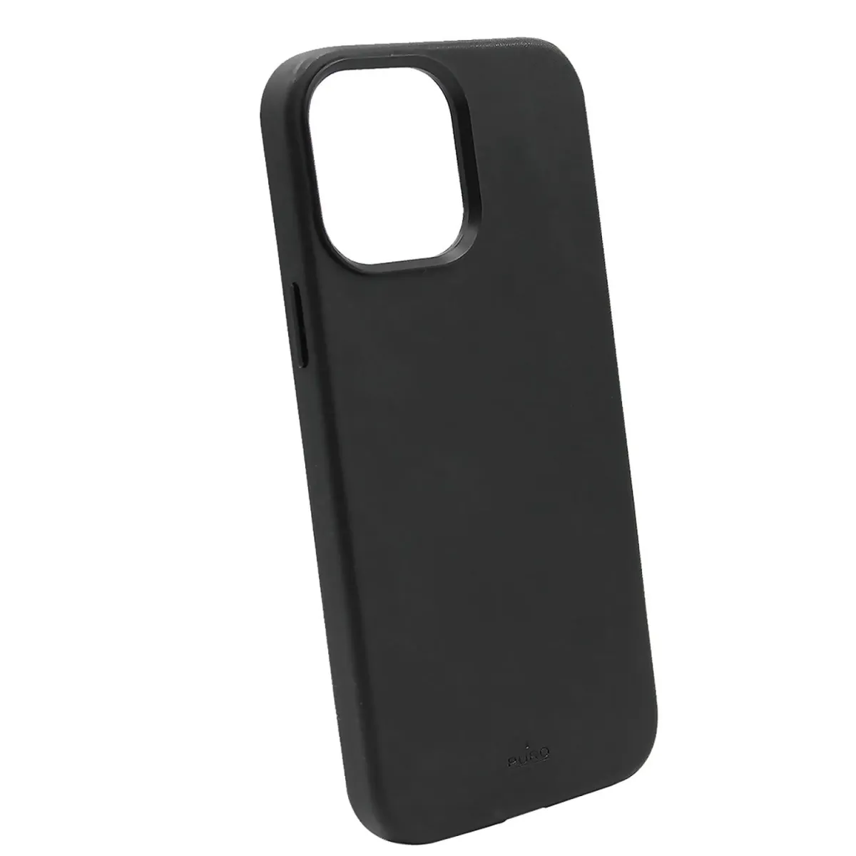Puro Θήκη Back Cover για iPhone 13 Pro Δερμάτινη, Μαύρη