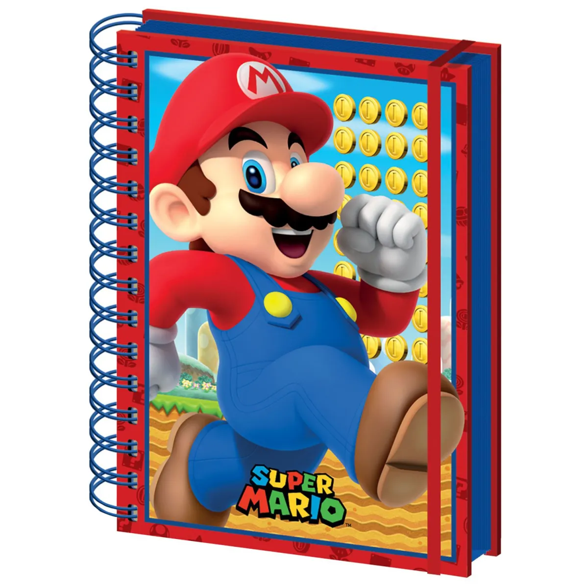 Pyramid Super Mario - Mario A5 Notebook
