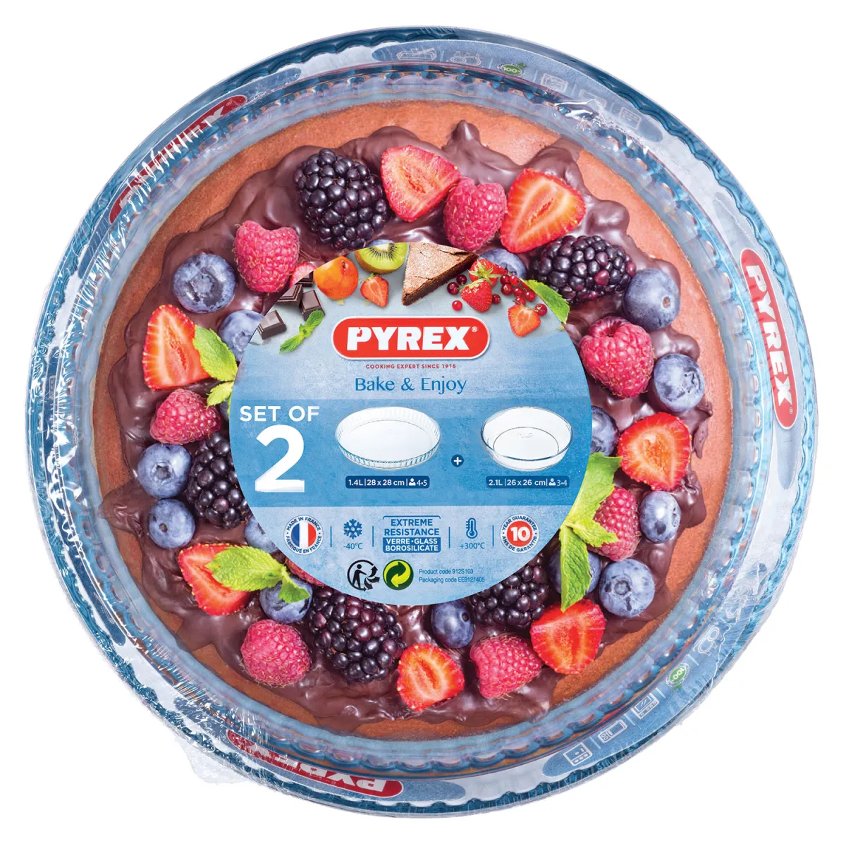 Pyrex Ταψί για τάρτα+Ταψί 26εκ