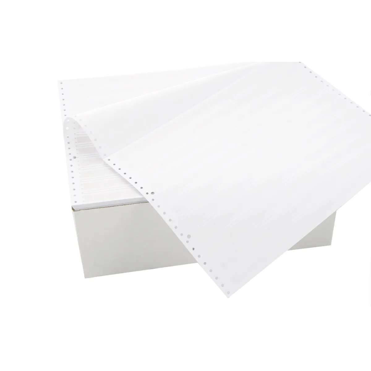 Q-Connect Χαρτί Μηχανογραφικό 11 x 15'' Μονό Ριγέ Μπεζ