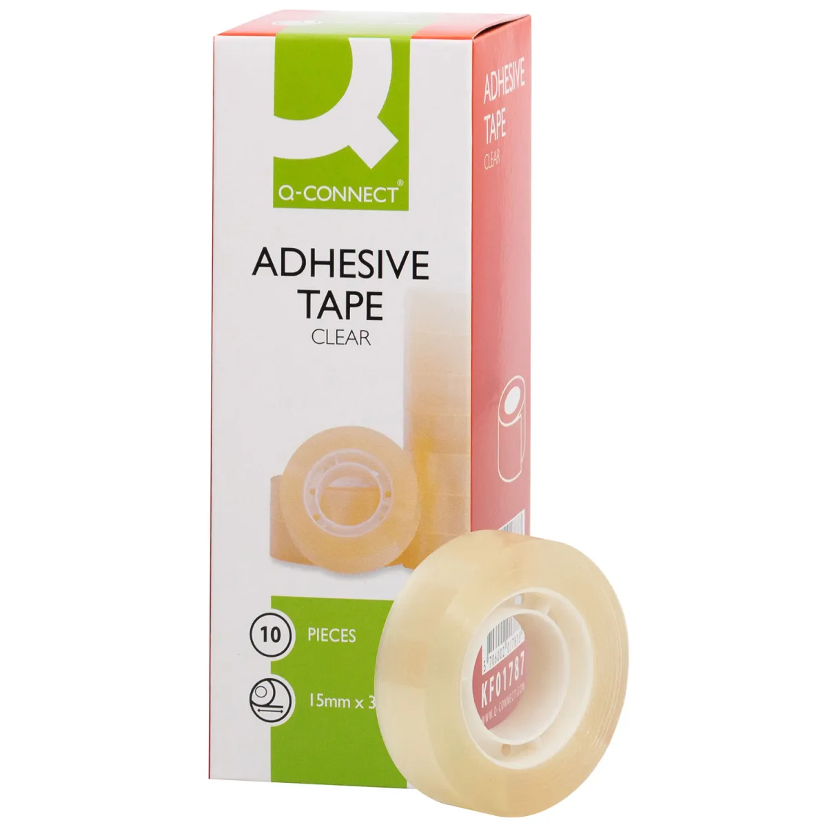 Q-Connect Κολλητική Ταινία 15mm x 33m 10τεμ.