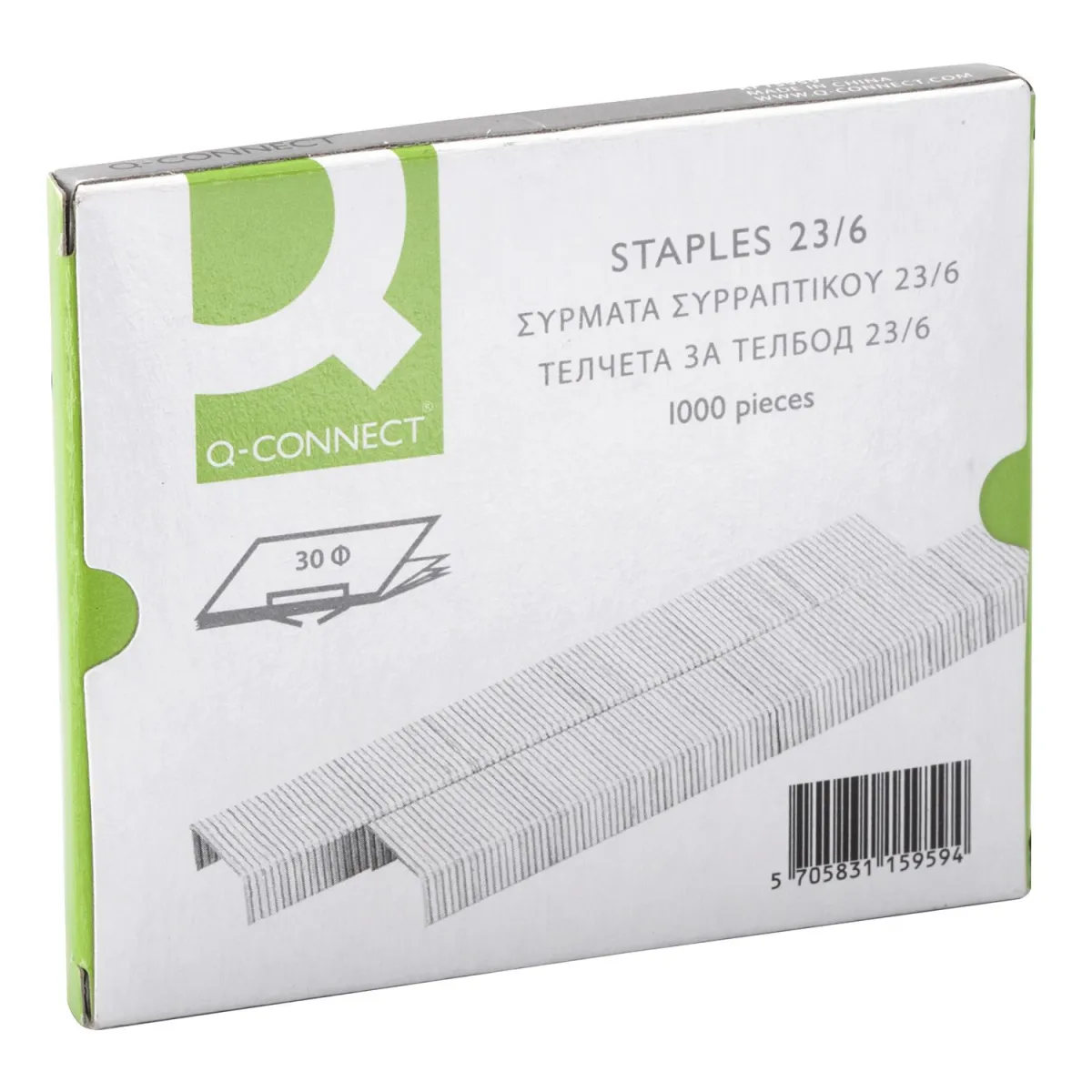 Q-Connect Σύρματα Συρραπτικού 23/6 mm