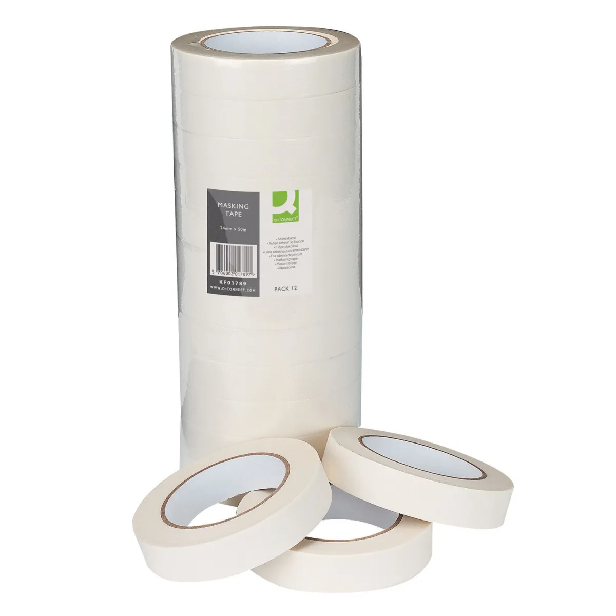 Q-Connect Κολλητική Ταινία Χάρτινη 24mm x 50m