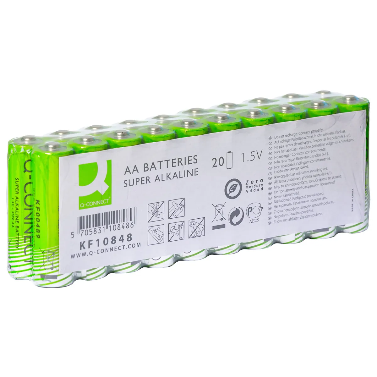 Q-Connect Μπαταρίες Αλκαλικές AA (20 τεμ.)