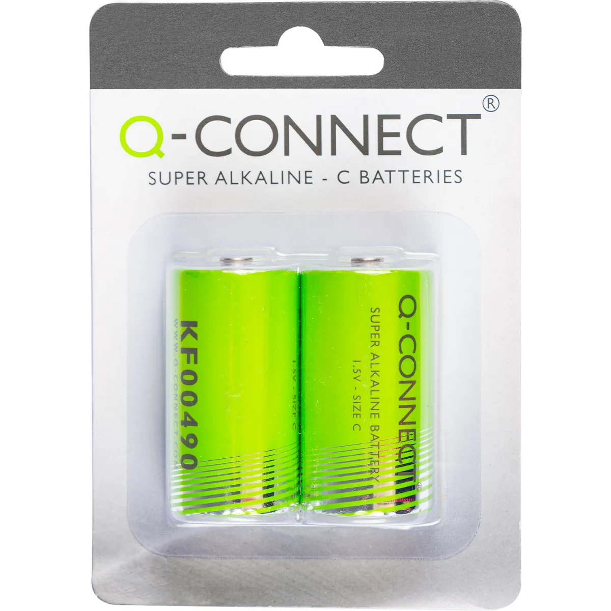 Q-Connect Μπαταρίες Αλκαλικές C (2 τεμ.)