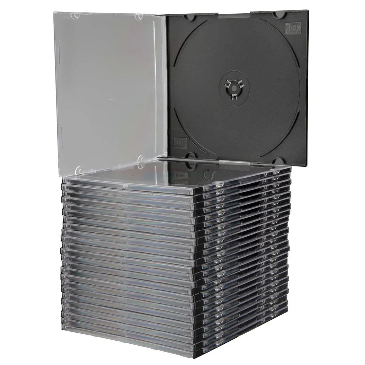 Q-Connect Θήκη CD/DVD Ανταλλακτική 25 τεμ. Μαύρη