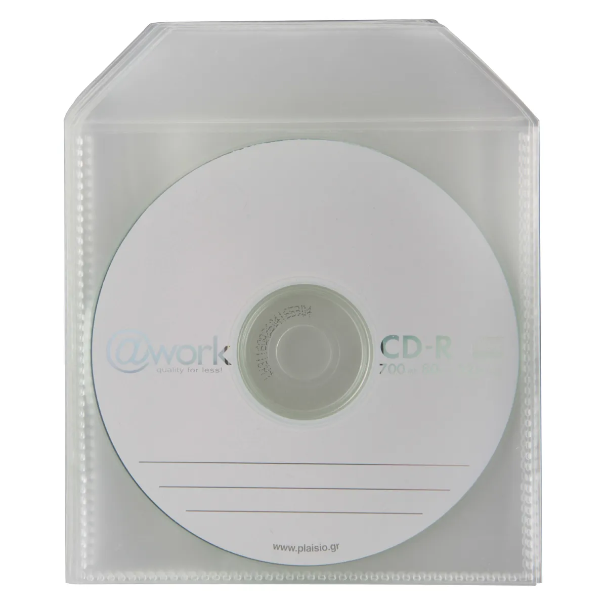 Q-Connect Θήκη CD/DVD Ανταλλακτική 50 τεμ. Διαφανής