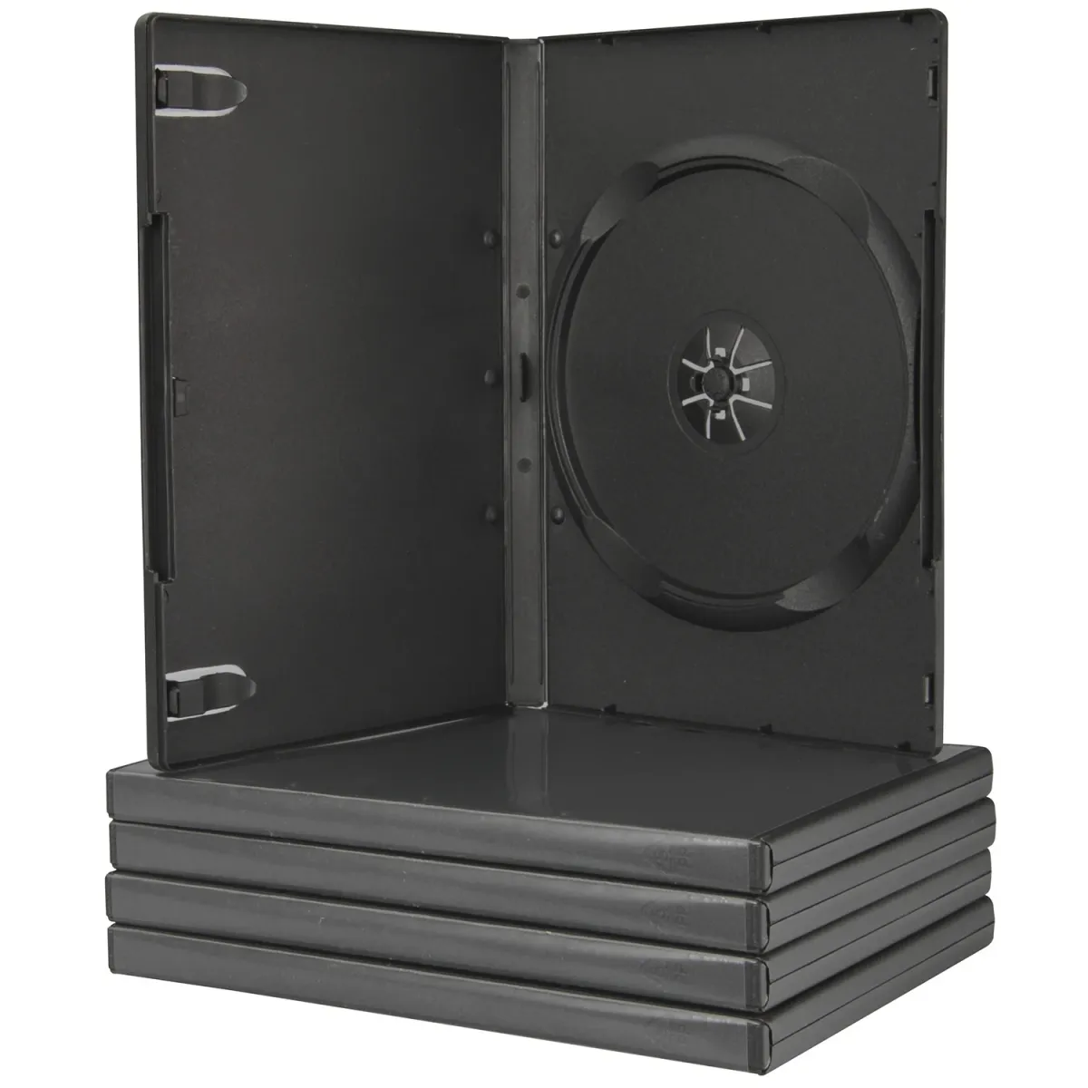 Q-Connect Θήκη CD/DVD Ανταλλακτική 5 τεμ. Μαύρη