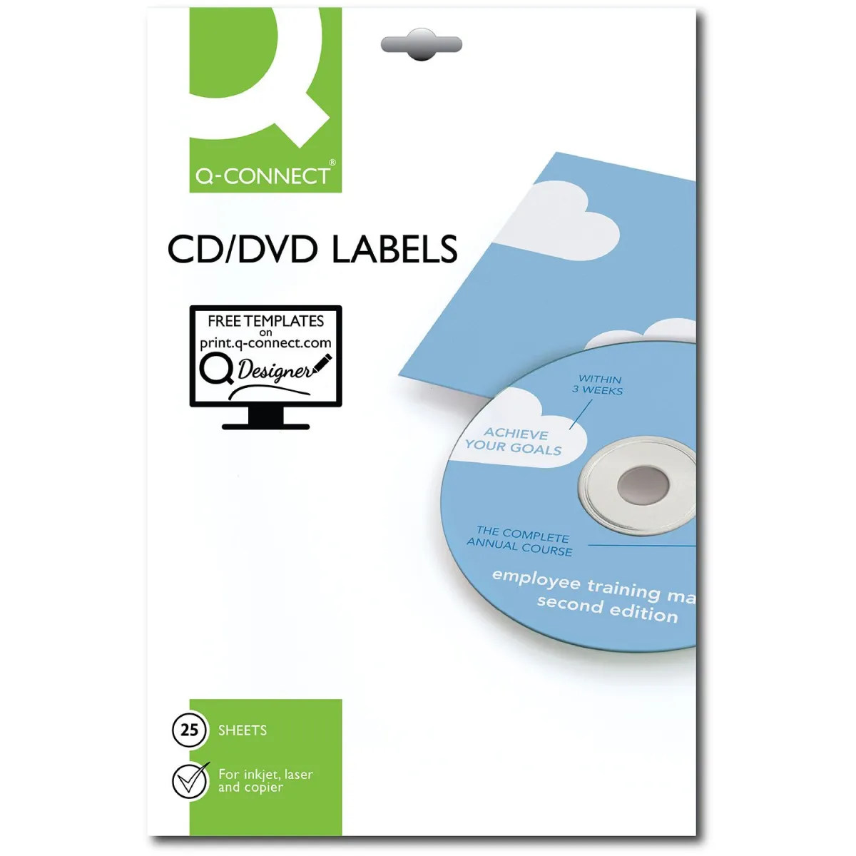 Q-Connect Ετικέτες CD/DVD