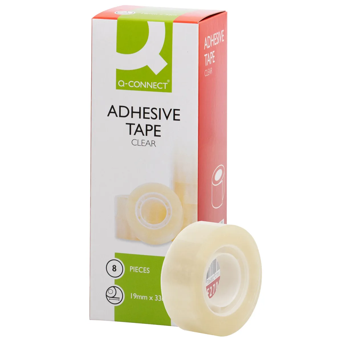 Q-Connect Kολλητική Ταινία 19mm x 33m 8τεμ.