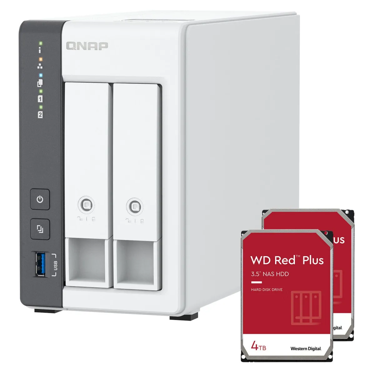 Qnap TS-216G NAS & 2x 4TB WD Red Plus