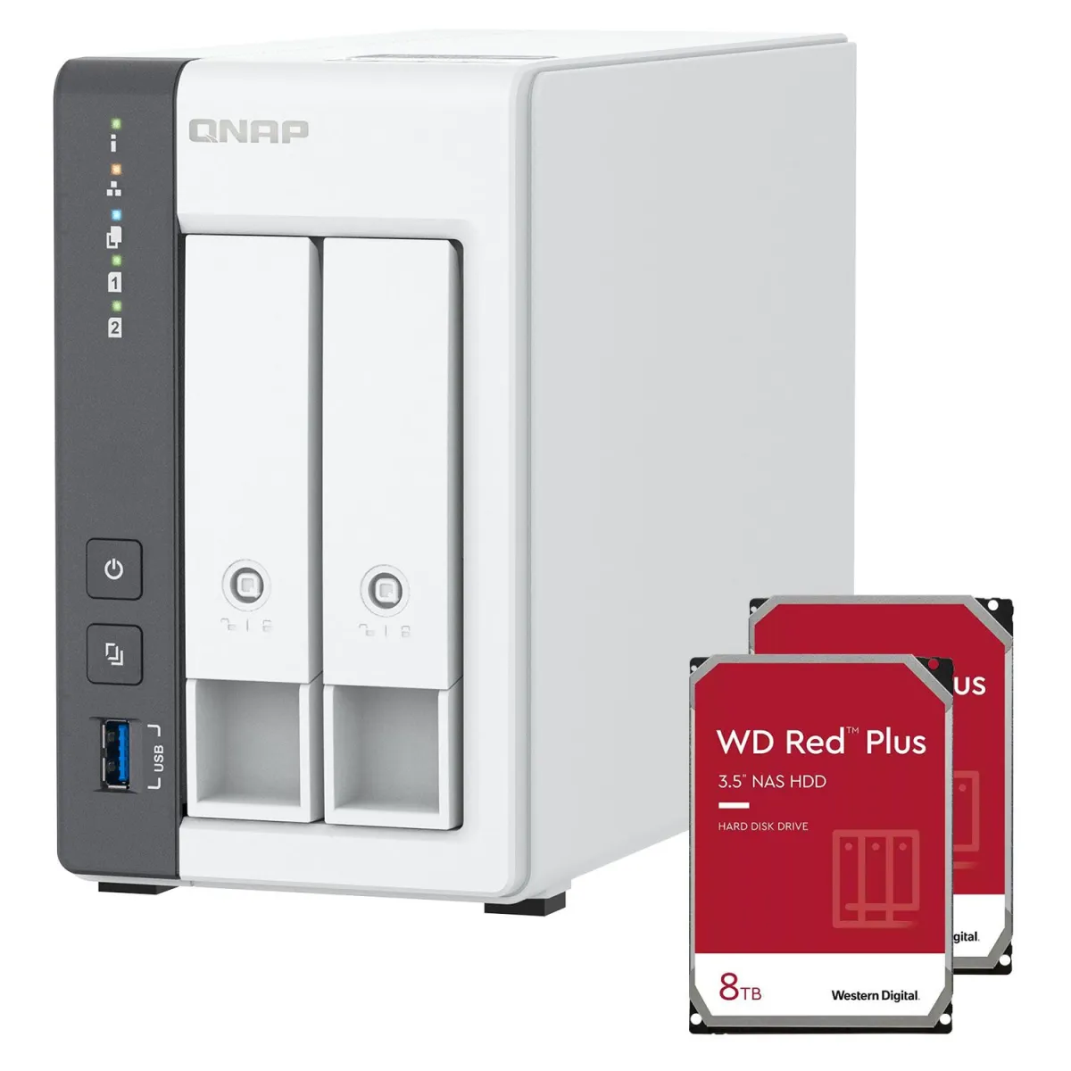 Qnap TS-216G NAS & 2x 8TB WD Red Plus