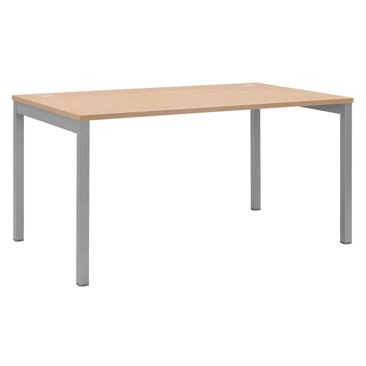 Quadrifoglio Γραφείο Column Βελανιδία (Γκρι σκελετός) 140x80cm