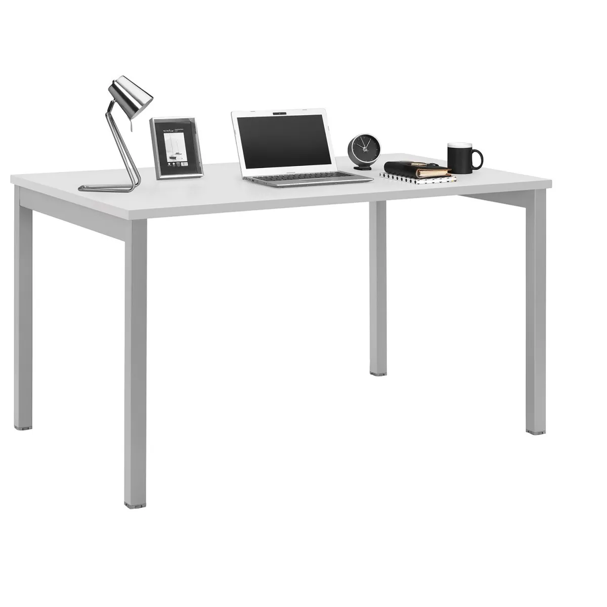 Quadrifoglio Γραφείο Column Grey (Γκρι Σκελετός) 140x80 cm