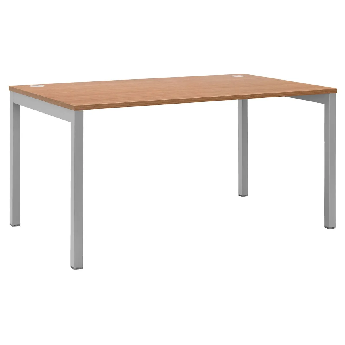 Quadrifoglio Γραφείο Column Walnut (Γκρι σκελετός) 140x80cm