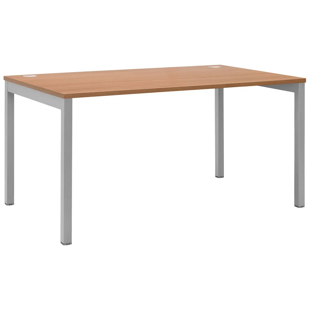 Quadrifoglio Γραφείο Column Walnut (Γκρι σκελετός) 160x80cm