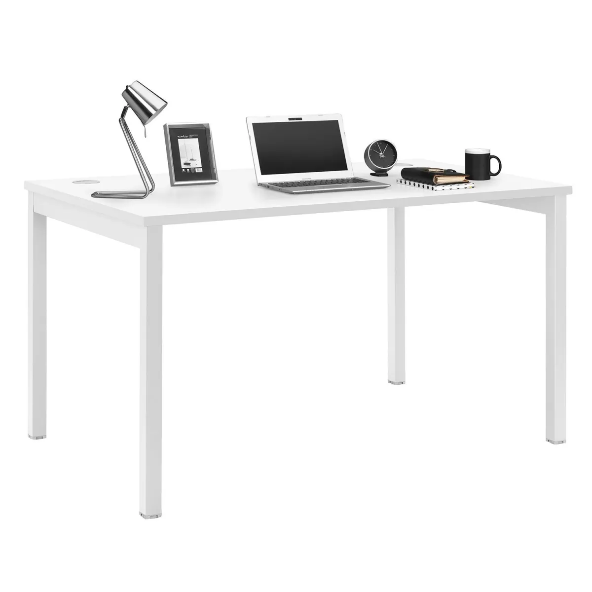 Quadrifoglio Γραφείο Column White (Λευκός Σκελετός) 140x80 cm