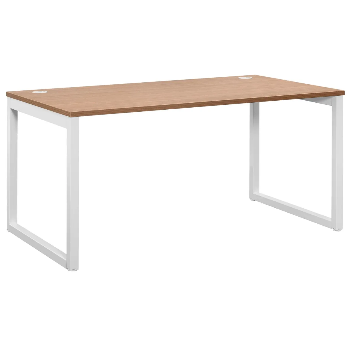 Quadrifoglio Γραφείο Industrial Walnut (Λευκός σκελετός) 140x80cm