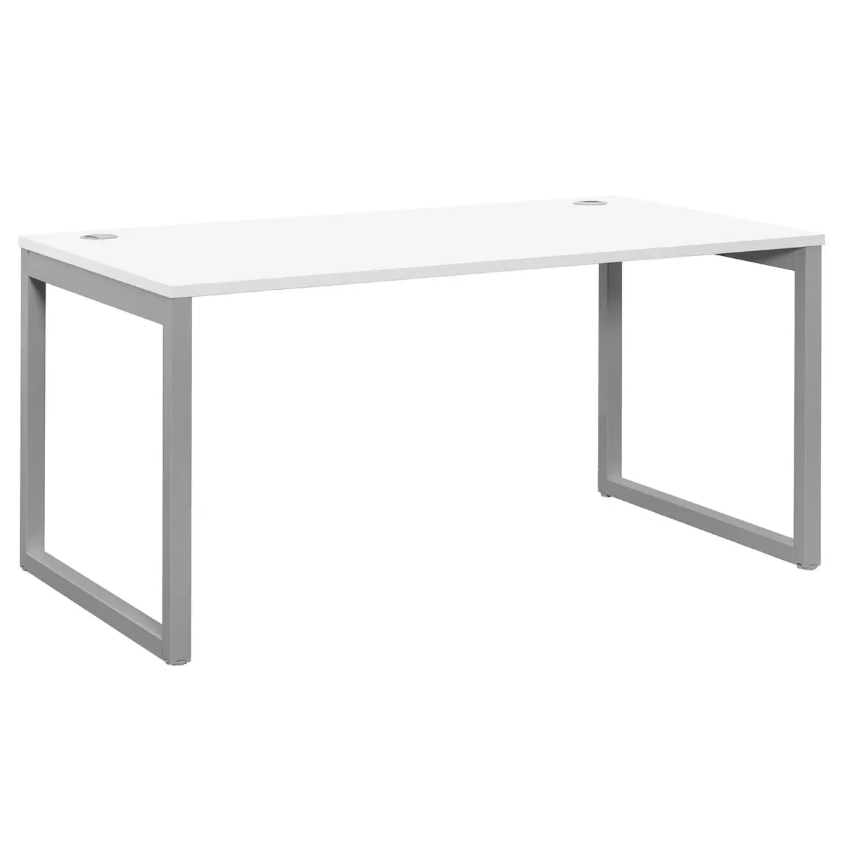 Quadrifoglio Γραφείο Industrial White (Γκρι σκελετός) 160x80cm