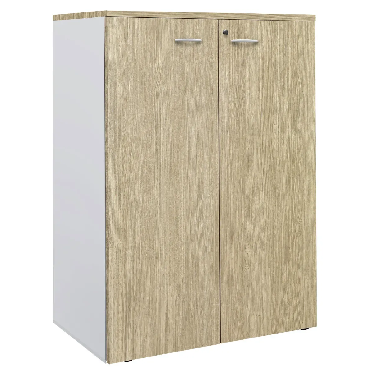 Quadrifoglio Ερμάριο Oak 90x123,2cm ( Λευκός Σκελετός )