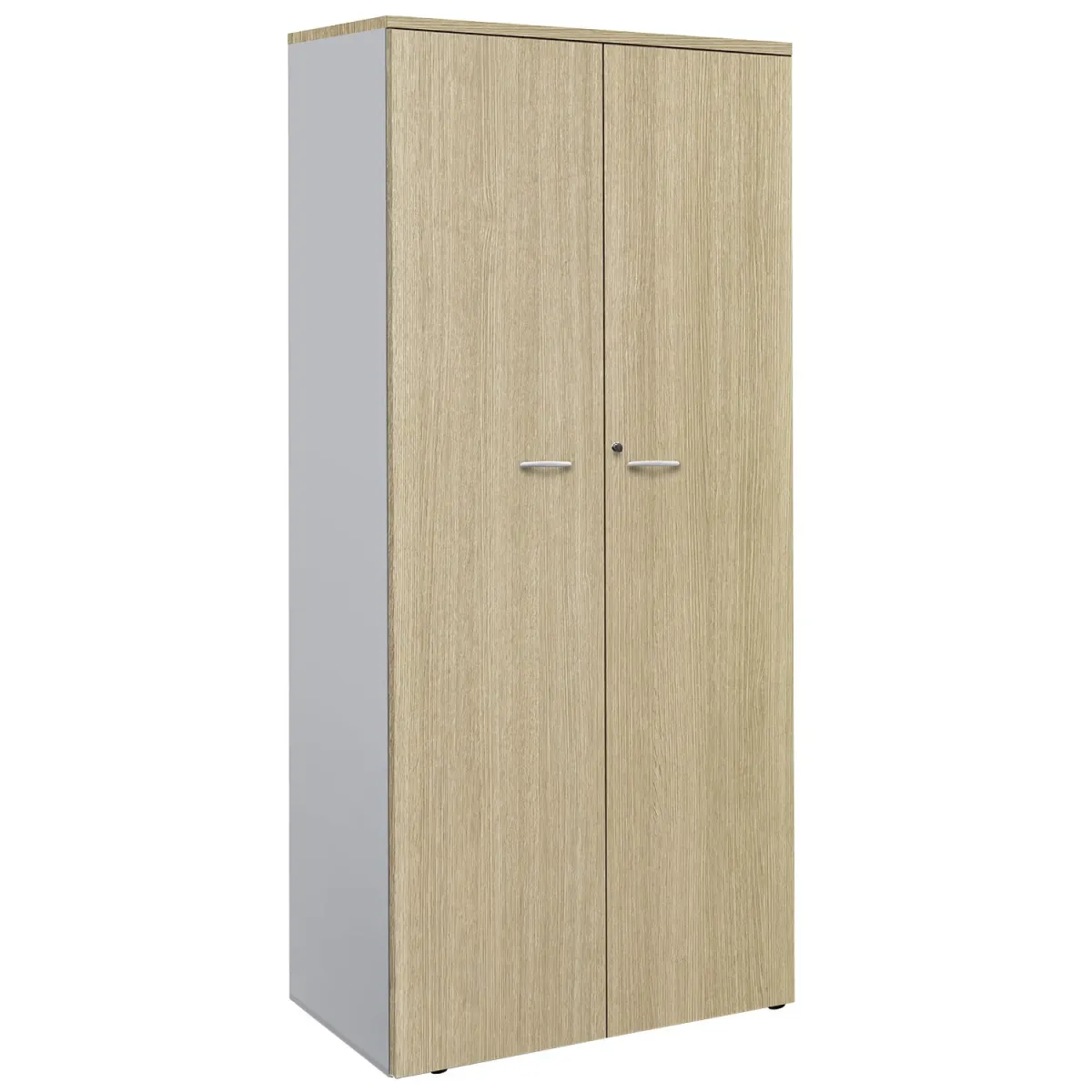 Quadrifoglio Ερμάριο Oak 90x200cm ( Γκρι Σκελετός )