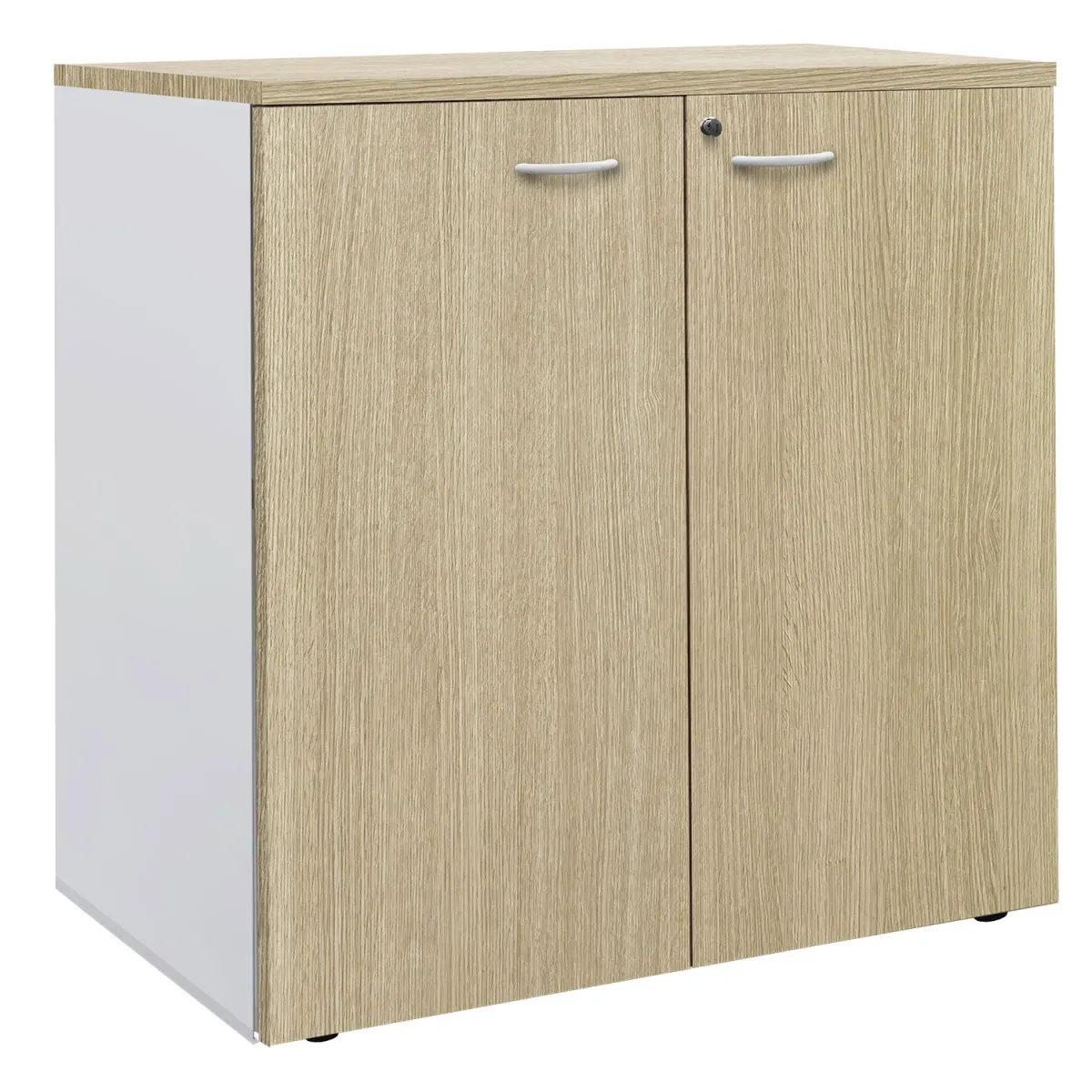 Quadrifoglio Ερμάριο Oak 90x81cm ( Λευκός Σκελετός )