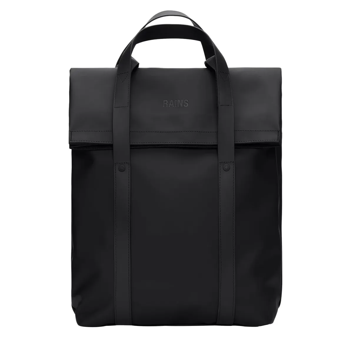 Rains 2 Way Tote Backpack W3 Black