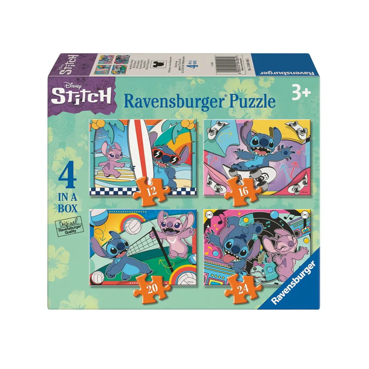 Ravensburger Puzzle Stitch Vacay Mode 4 in a Box