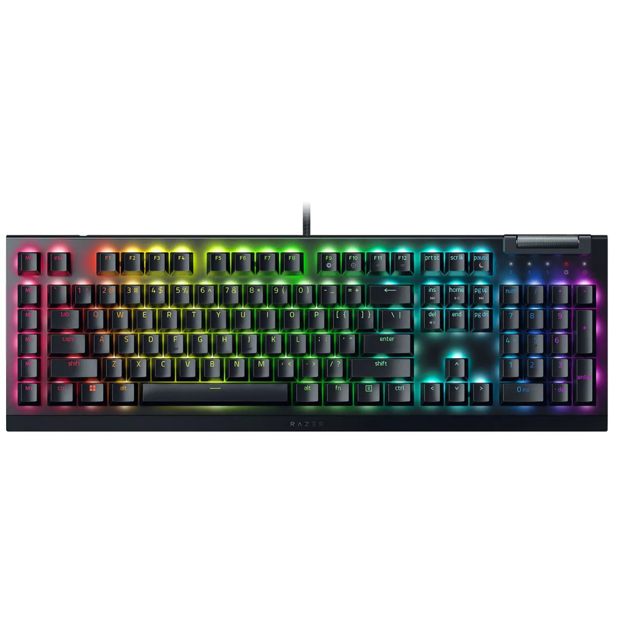 Razer Πληκτρολόγιο BlackWidow V4 X RGB Green Clicky
