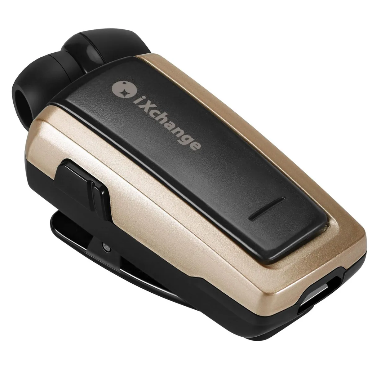 Retractable Mini Headset Gold iXchange