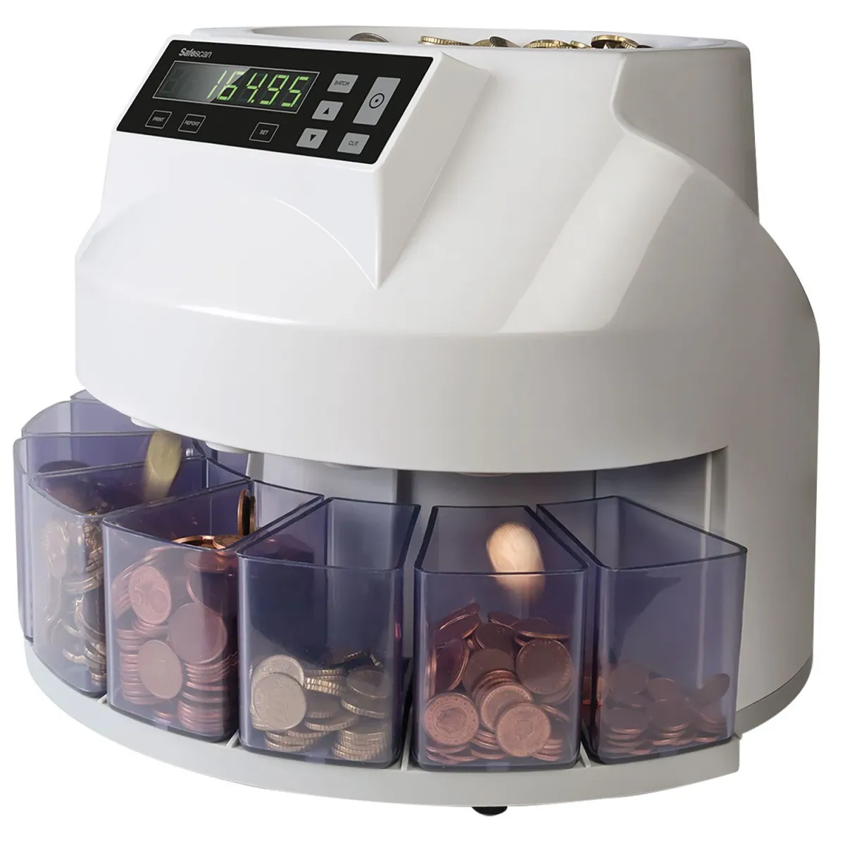 Safescan Μετρητής & Ταξινομητής Κερμάτων 1250