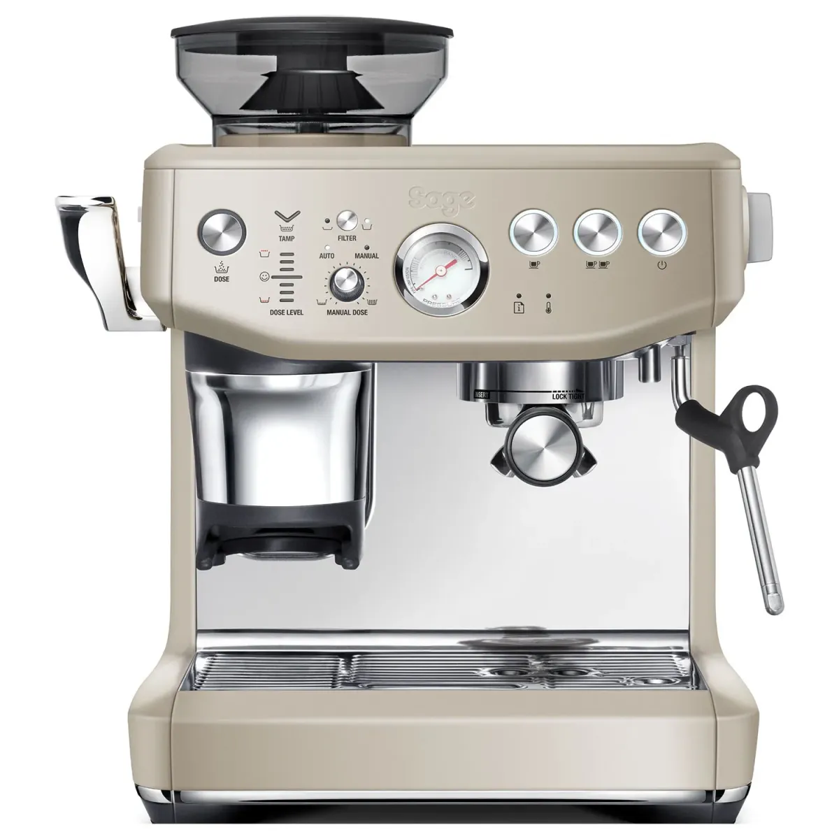 Sage Καφετιέρα Espresso Αυτόματη SES876ALM Barista Express™ Impress Almond