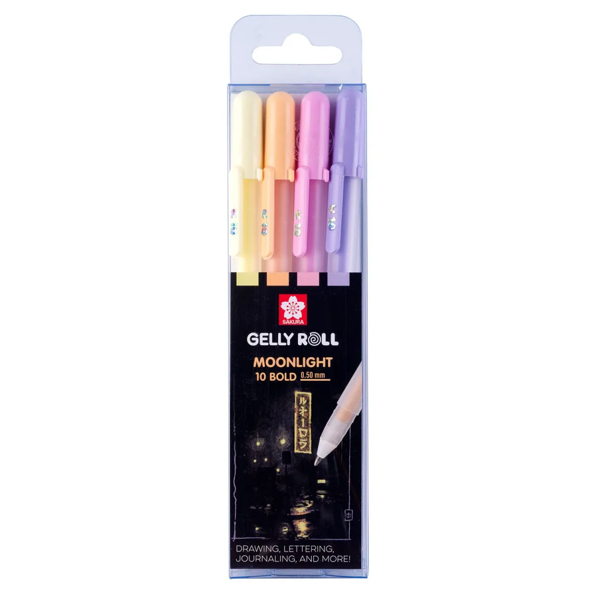 Sakura Στυλό Gelly Rolly Moonlight Pastel 4τεμ.