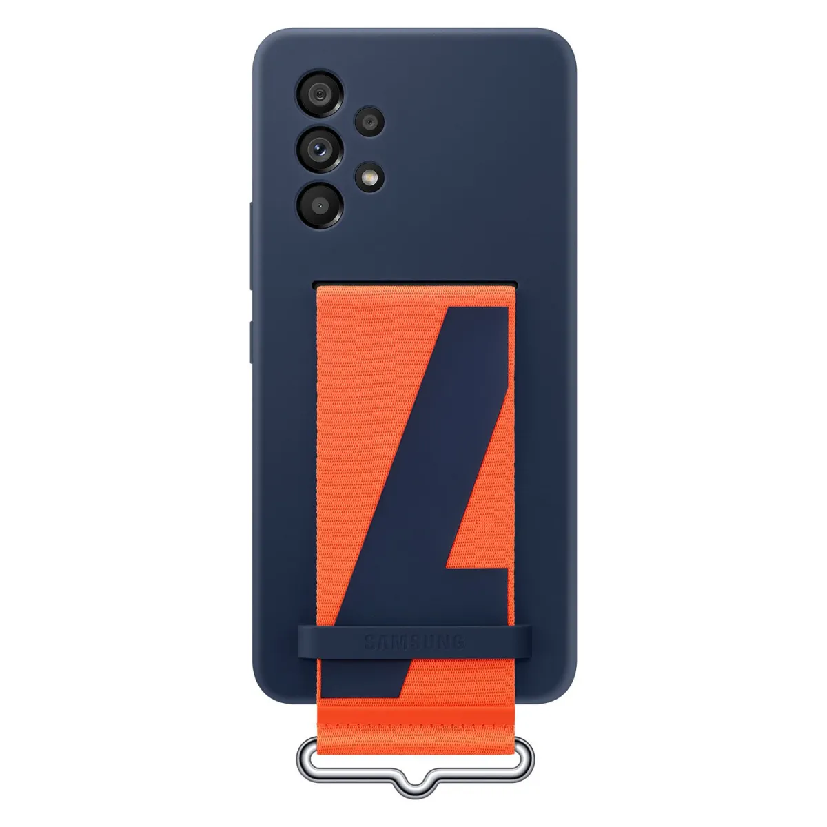 Samsung Θήκη Back Cover για Samsung Galaxy A53 5GSilicon with Strap, Navy