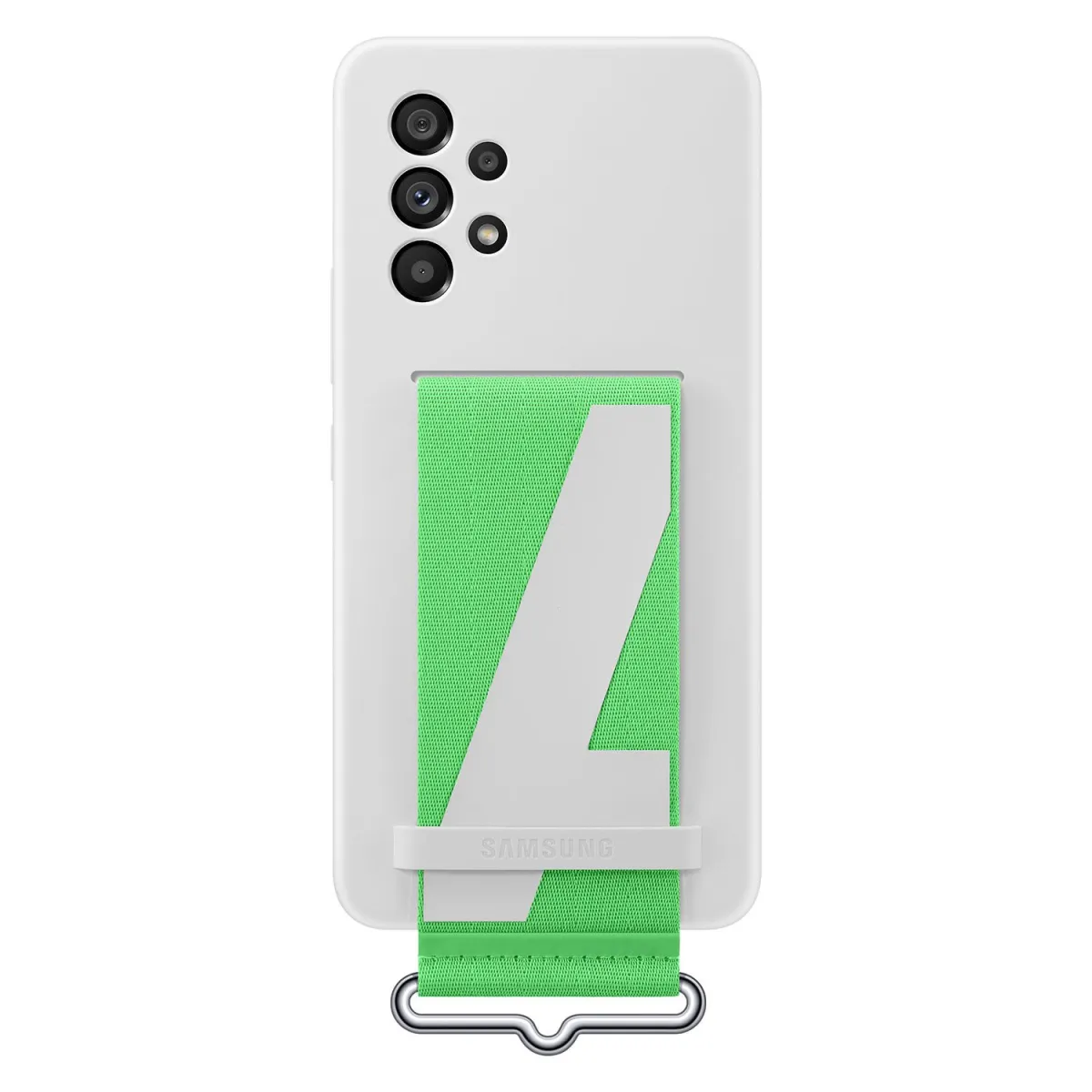 Samsung Θήκη Back Cover για Samsung Galaxy A53 5GSilicon with Strap, Λευκή