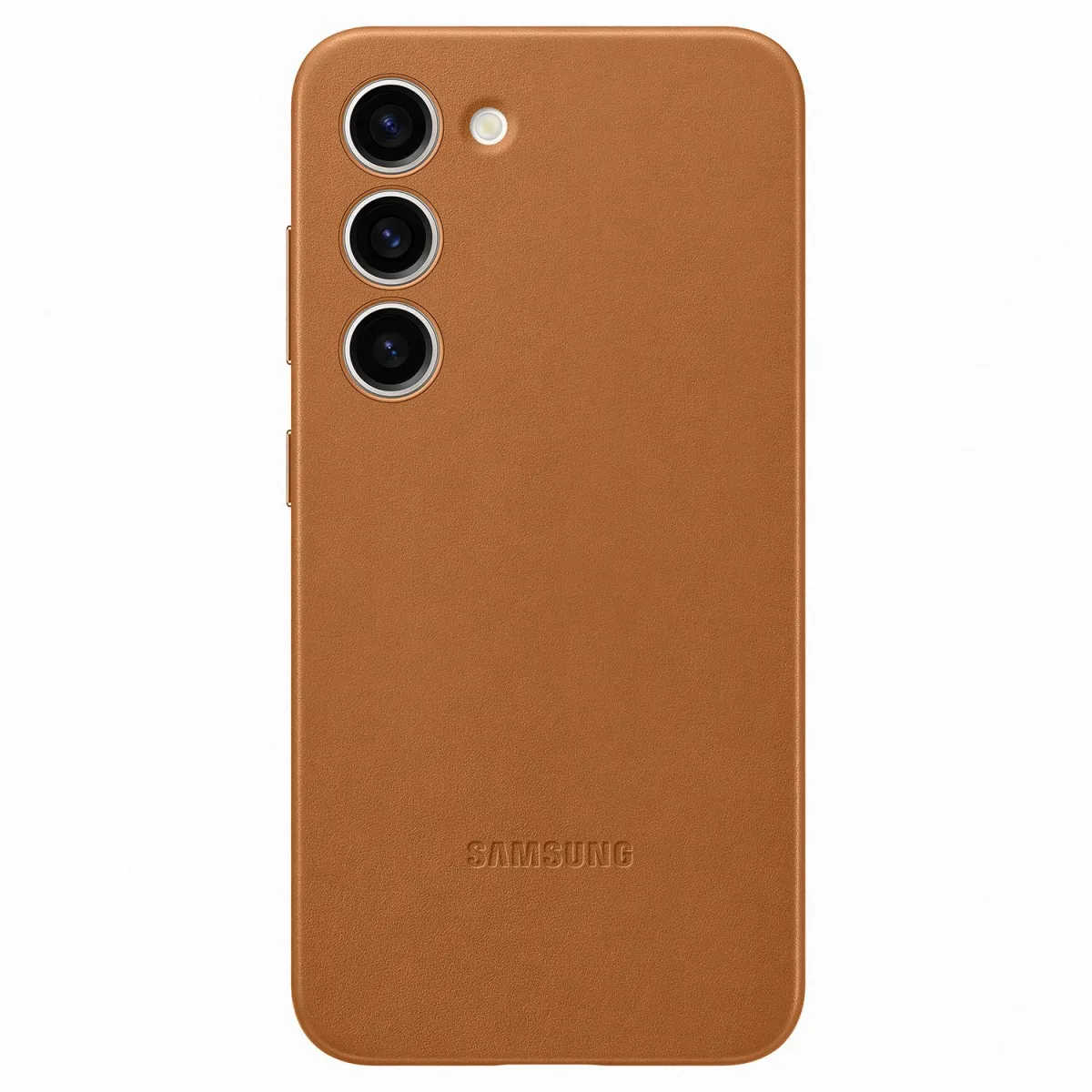 Samsung Θήκη Back Cover για Samsung Galaxy S23 Δερμάτινη, Camel