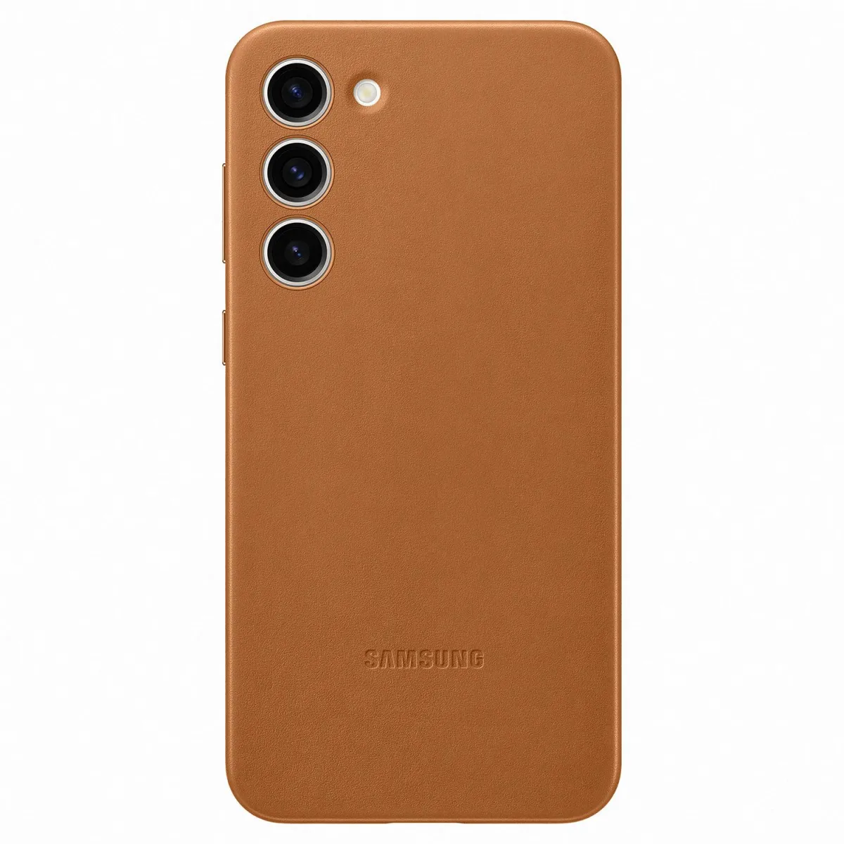 Samsung Θήκη Back Cover για Samsung Galaxy S23+ Δερμάτινη, Camel