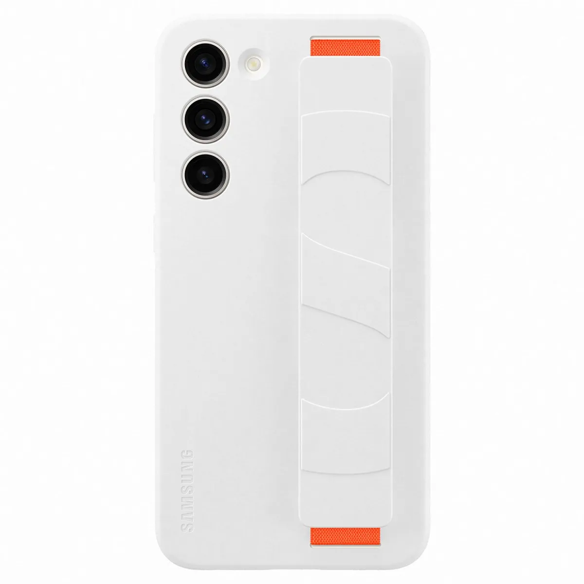 Samsung Θήκη Back Cover για Samsung Galaxy S23+ Σιλικόνης με Grip, Λευκή