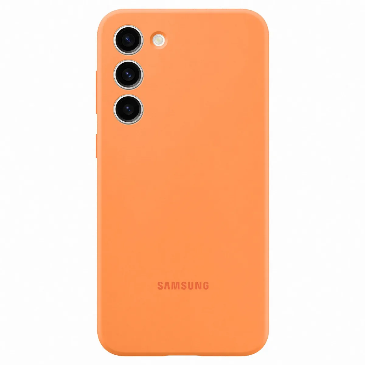 Samsung Θήκη Back Cover για Samsung Galaxy S23+ Σιλικόνης, Πορτοκαλί