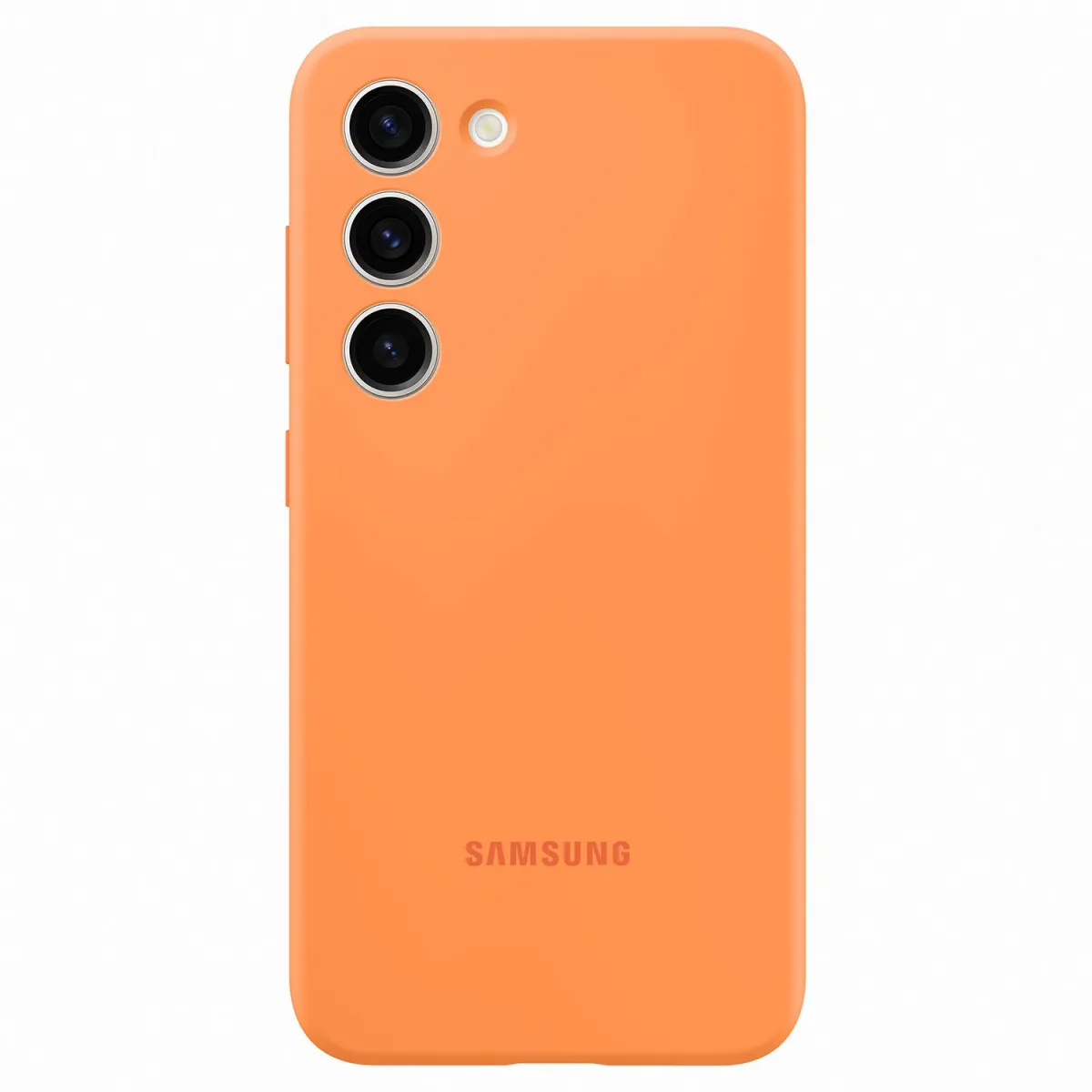 Samsung Θήκη Back Cover για Samsung Galaxy S23 Σιλικόνης, Πορτοκαλί