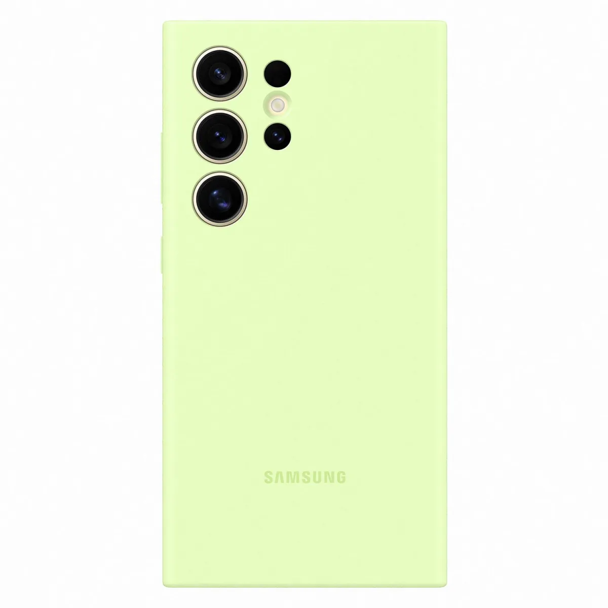 Samsung Θήκη Back Cover για Samsung Galaxy S24 Ultra Σιλικόνης, Light Green
