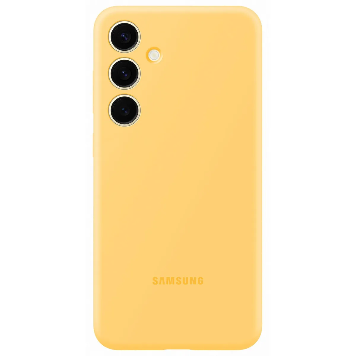 Samsung Θήκη Back Cover για Samsung Galaxy S24+ Σιλικόνης, Κίτρινη