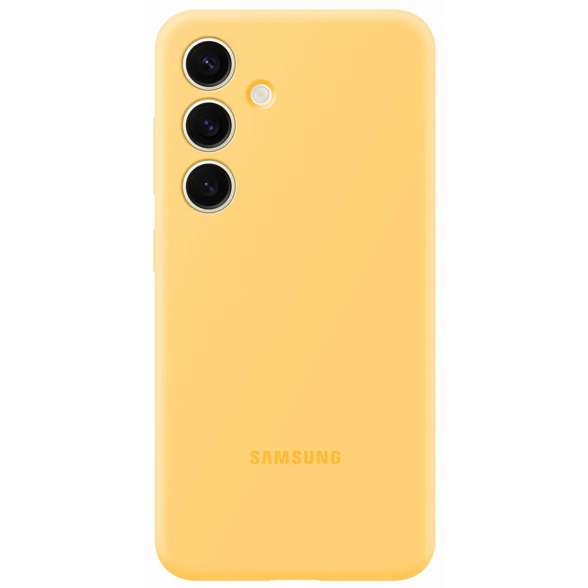 Samsung Θήκη Back Cover για Samsung Galaxy S24 Σιλικόνης, Κίτρινη