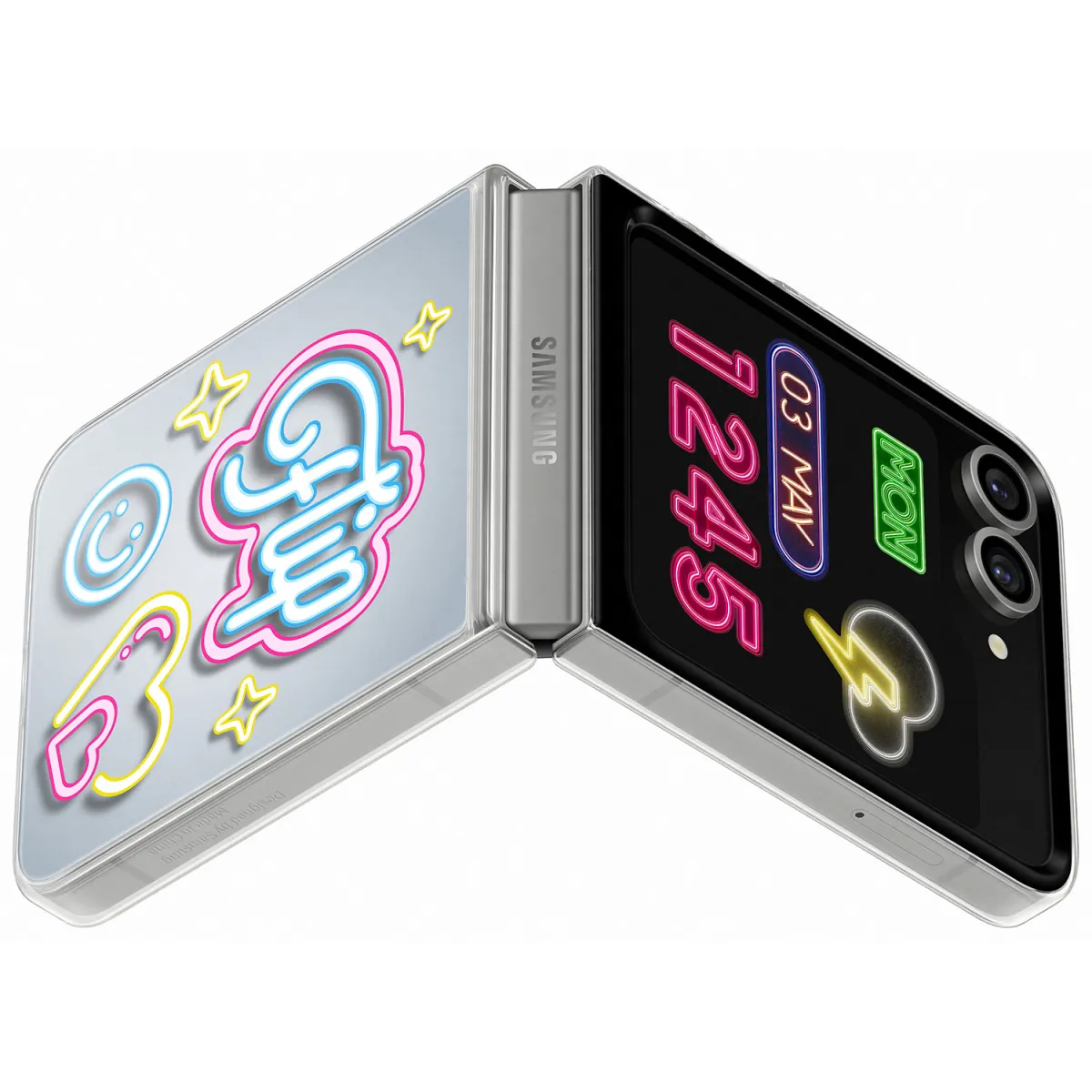 Samsung Θήκη Back Cover για Samsung Galaxy Z Flip 6 Flipsuit, Διάφανη