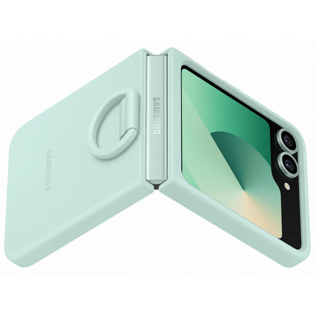 Samsung Θήκη Back Cover για Samsung Galaxy Z Flip 6 Σιλικόνης, Mint
