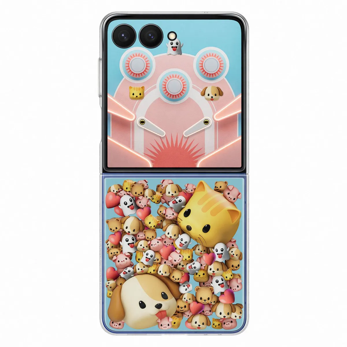 Samsung Θήκη Back Cover για Samsung Galaxy Z Flip 7 Flipsuit Διάφανη