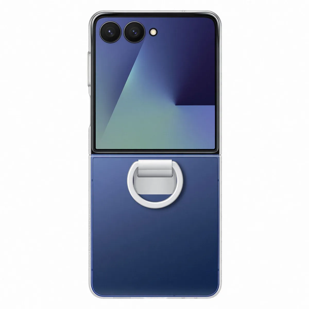 Samsung Θήκη Back Cover για Samsung Galaxy Z Flip 7 Ring Case Διάφανη