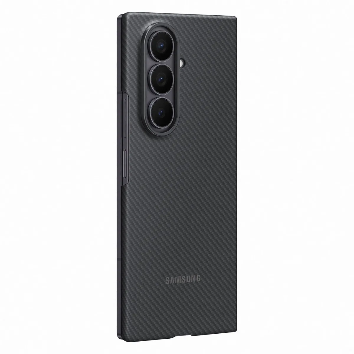 Samsung Θήκη Back Cover για Samsung Galaxy Z Fold 7 Carbon Shield Μαύρη