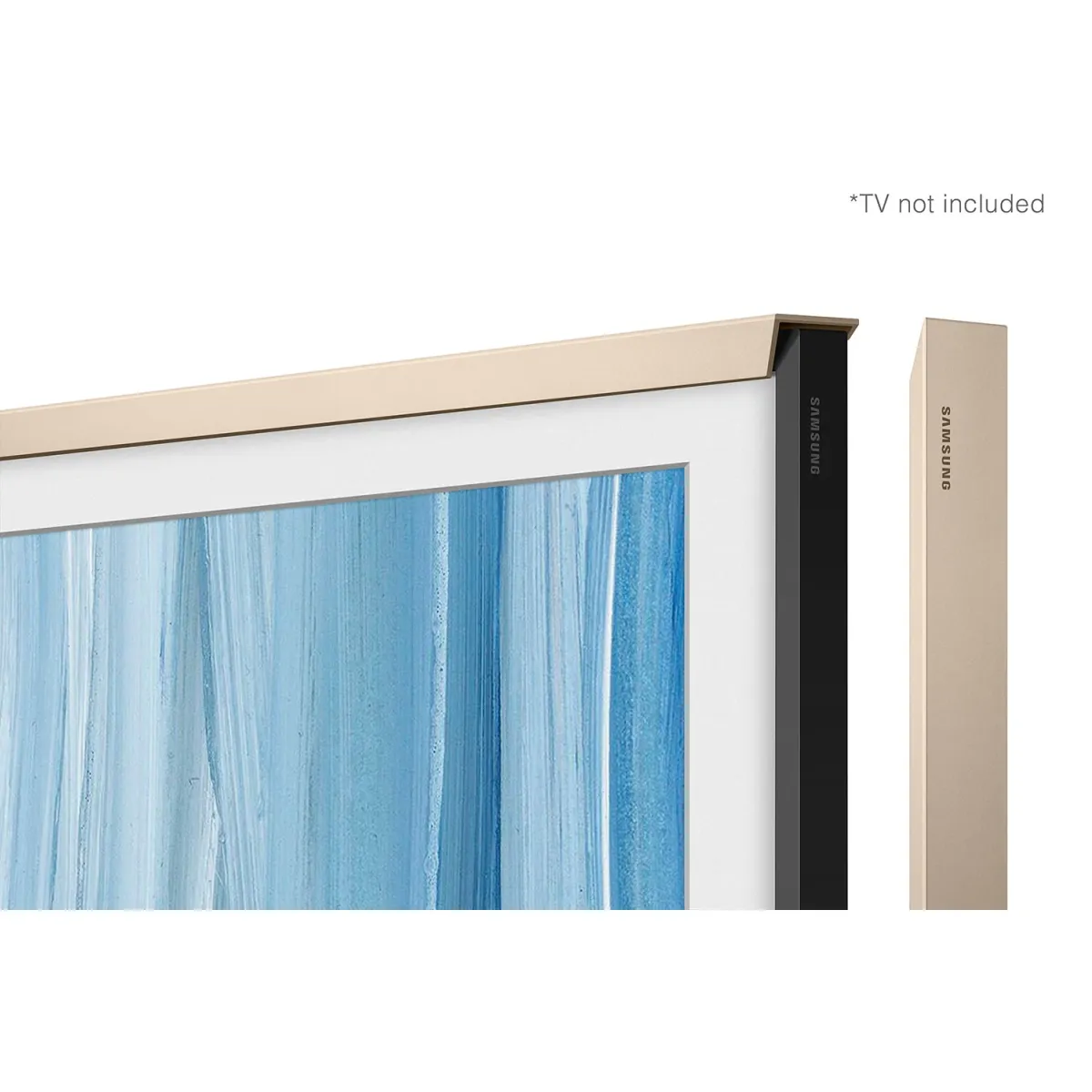 Samsung Customisable Frame 2026 75'' Metal Sand Gold