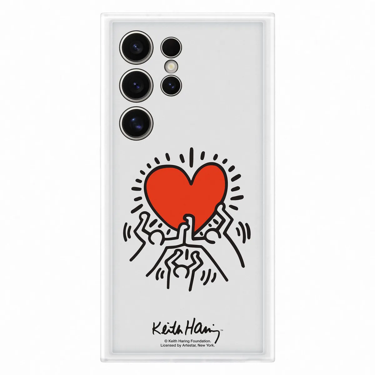 Samsung Θήκη Frame Cover για Samsung Galaxy S24 Ultra Suit,  Λευκή